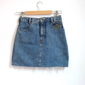 Vintage denim skirt
